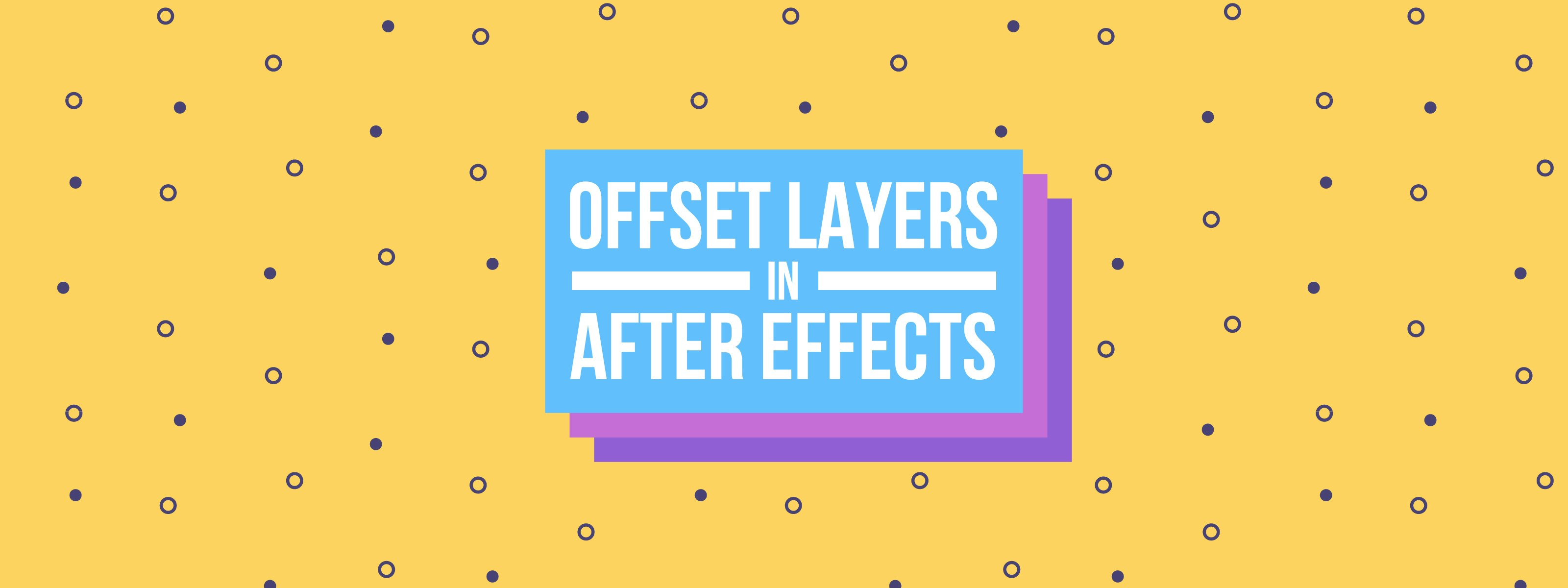 How To Offset Layers In After Effects Motion Array