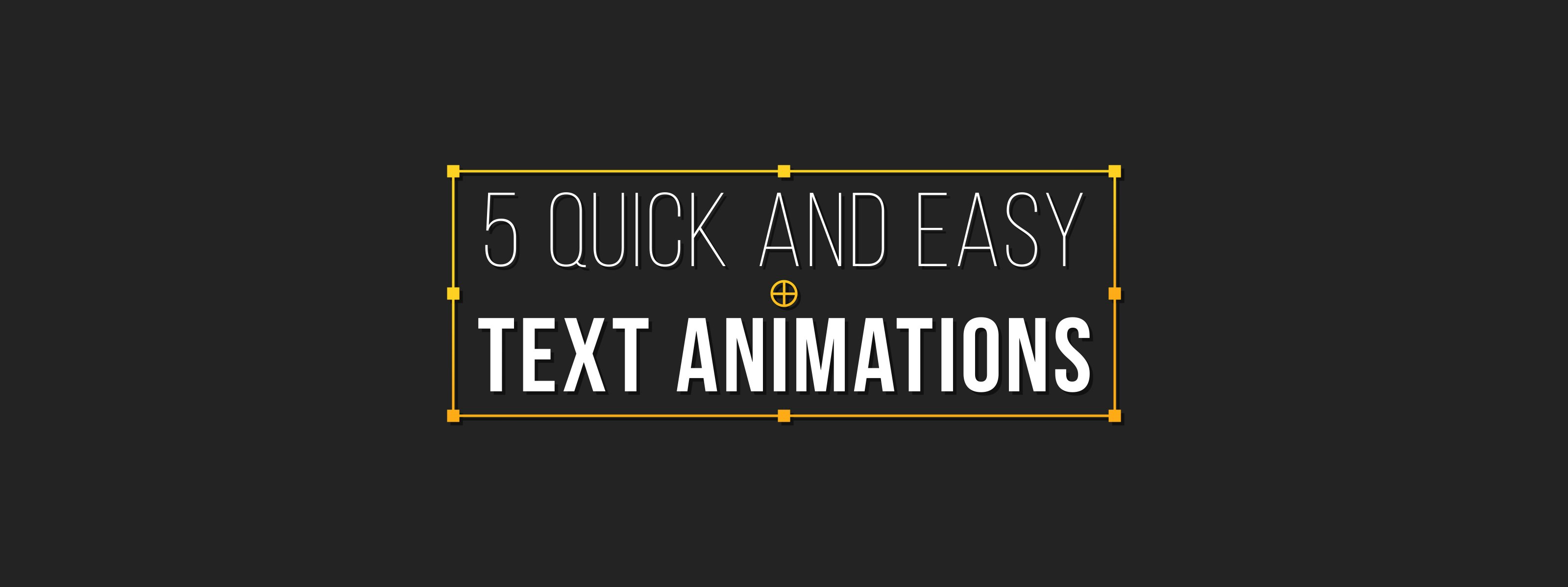 after effect text animation template free download